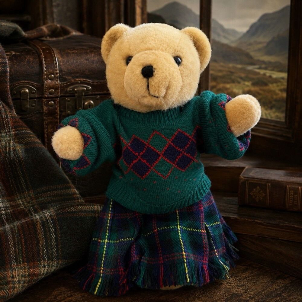 VanderBear Wear Highland Fling Scottish Dance Collection Teddy Bear Plush 12” 93
